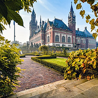 Buy canvas prints of Peace Palace in The Hague by Ankor Light