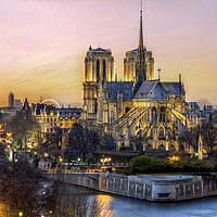 Buy canvas prints of Notre Dame de Paris by Ankor Light