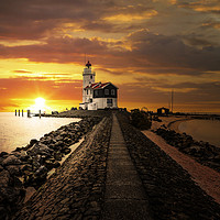 Buy canvas prints of The horse of Marken by Ankor Light