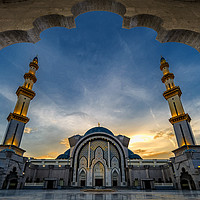 Buy canvas prints of Kuala Lumpur Federal Territory Mosque by Ankor Light
