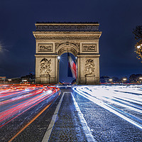 Buy canvas prints of Arc de Triomphe by Ankor Light