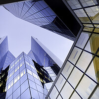 Buy canvas prints of Corporate glass buildings by Ankor Light