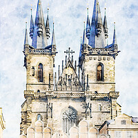 Buy canvas prints of Building church by Ankor Light