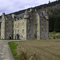 Buy canvas prints of Castle Menzies Nr Aberfeldy by Buster Brown