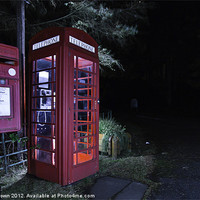 Buy canvas prints of UK Iconic Phone Box and Royal Mail Post Box by Buster Brown