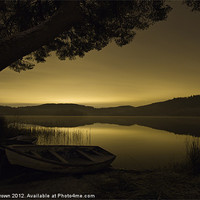 Buy canvas prints of Loch Ard in the Evening by Buster Brown
