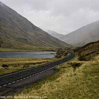 Buy canvas prints of The Road to Glencoe by Buster Brown
