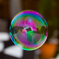 Buy canvas prints of Blowing Bubbles by Buster Brown