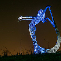 Buy canvas prints of Arria - Angel Of The Nauld - Cumbernauld by Buster Brown