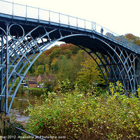 Buy canvas prints of The First Iron Bridge by philip milner