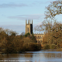 Buy canvas prints of River Avon In Flood by philip milner