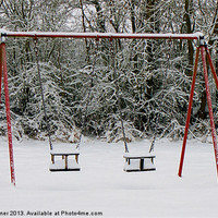 Buy canvas prints of Swinging Into Winter by philip milner