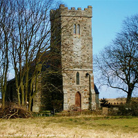 Buy canvas prints of St. Clements Church Saltfleetby by philip milner