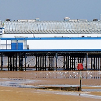 Buy canvas prints of The Pier Cleethorpes by philip milner