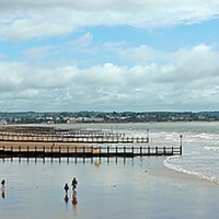 Buy canvas prints of Teighnmouth Beach by philip milner