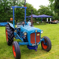 Buy canvas prints of Vintage Farm Tractor by philip milner