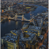 Buy canvas prints of Tower Bridge Skyline by stuart bennett