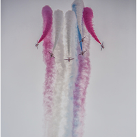 Buy canvas prints of  The Red Arrows by stuart bennett