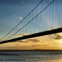 Buy canvas prints of 'Sunset Bridge' by Rob Booth