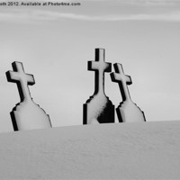 Buy canvas prints of 'Three Crosses' by Rob Booth