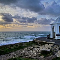 Buy canvas prints of 'Towan Headland at Dusk' by Rob Booth