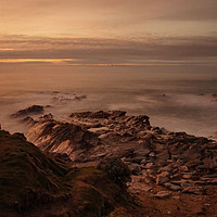 Buy canvas prints of Nuns Cove at Dusk. by Rob Booth