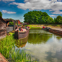 Buy canvas prints of Black Country Museum & Birmingham Canal by Shawn Nicholas