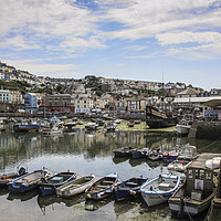 Buy canvas prints of Brixham Harbour, Devon by Shawn Nicholas