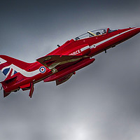 Buy canvas prints of RAF Red Arrows Display Team by Shawn Nicholas