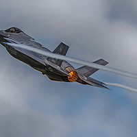 Buy canvas prints of F-35 Lightning 2 Jet Fighter by Shawn Nicholas