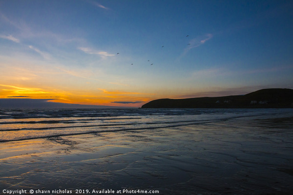 Croyde Bay, Devon Canvas Print by shawn nicholas