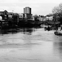 Buy canvas prints of View from Ouse Bridge, York by Emma Brocklehurst