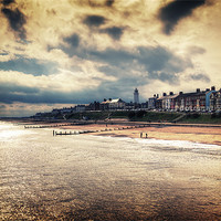 Buy canvas prints of Stormy Southwold by Dave Frost