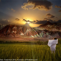 Buy canvas prints of warm rays of hope by Hamid Reza  Farzandian