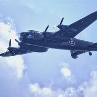Buy canvas prints of Lancaster Bomber by Steve Adams