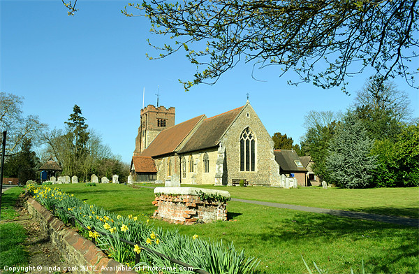 all saints church springfield essex Picture Board by linda cook