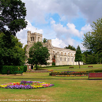Buy canvas prints of priory church in dunstable by linda cook