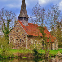 Buy canvas prints of ulting church ulting in essex 2 by linda cook