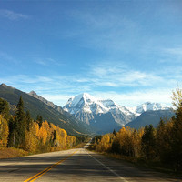 Buy canvas prints of Road to the Rockies by Peter Raby