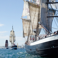 Buy canvas prints of  Tall Ships 2015 by Ian Cocklin