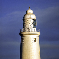 Buy canvas prints of  St Mary's Lighthouse Tynemouth by Jacqui Farrell