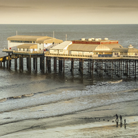 Buy canvas prints of  Cromer Pier North Norfolk by Jacqui Farrell
