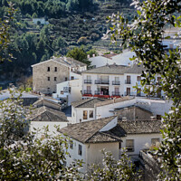 Buy canvas prints of Guadalest Rooftops  by Jacqui Farrell