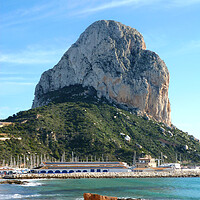 Buy canvas prints of Calpe Rock Costa Blanca by Jacqui Farrell