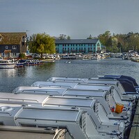 Buy canvas prints of Wroxham Norfolk Broads by Jacqui Farrell