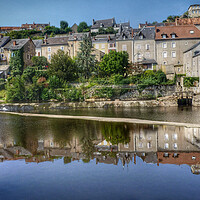 Buy canvas prints of Argenton Reflections  by Jacqui Farrell