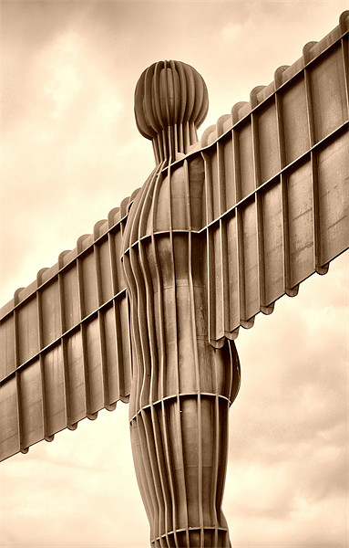 Angel of the North Framed Mounted Print by Jacqui Farrell