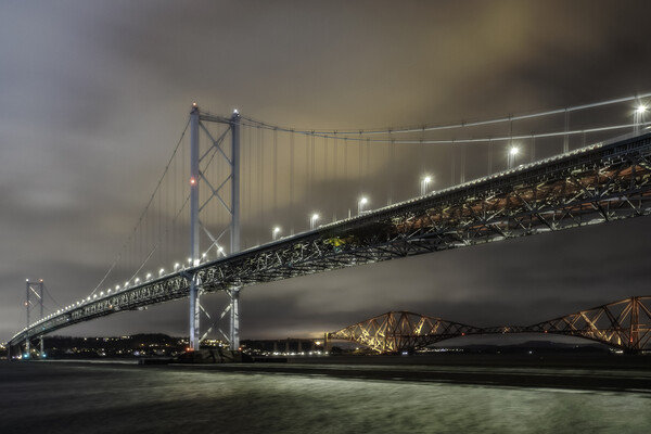 Queensferry Bridge Crossing Framed Mounted Print by Andy Anderson