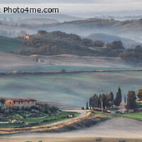 Buy canvas prints of Tuscany Sunrise Landscape by Andy Anderson