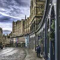 Buy canvas prints of Edinburgh Victoria Street by Andy Anderson